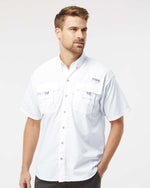 Men's PFG Bahama II Short Sleeve Shirt - White
