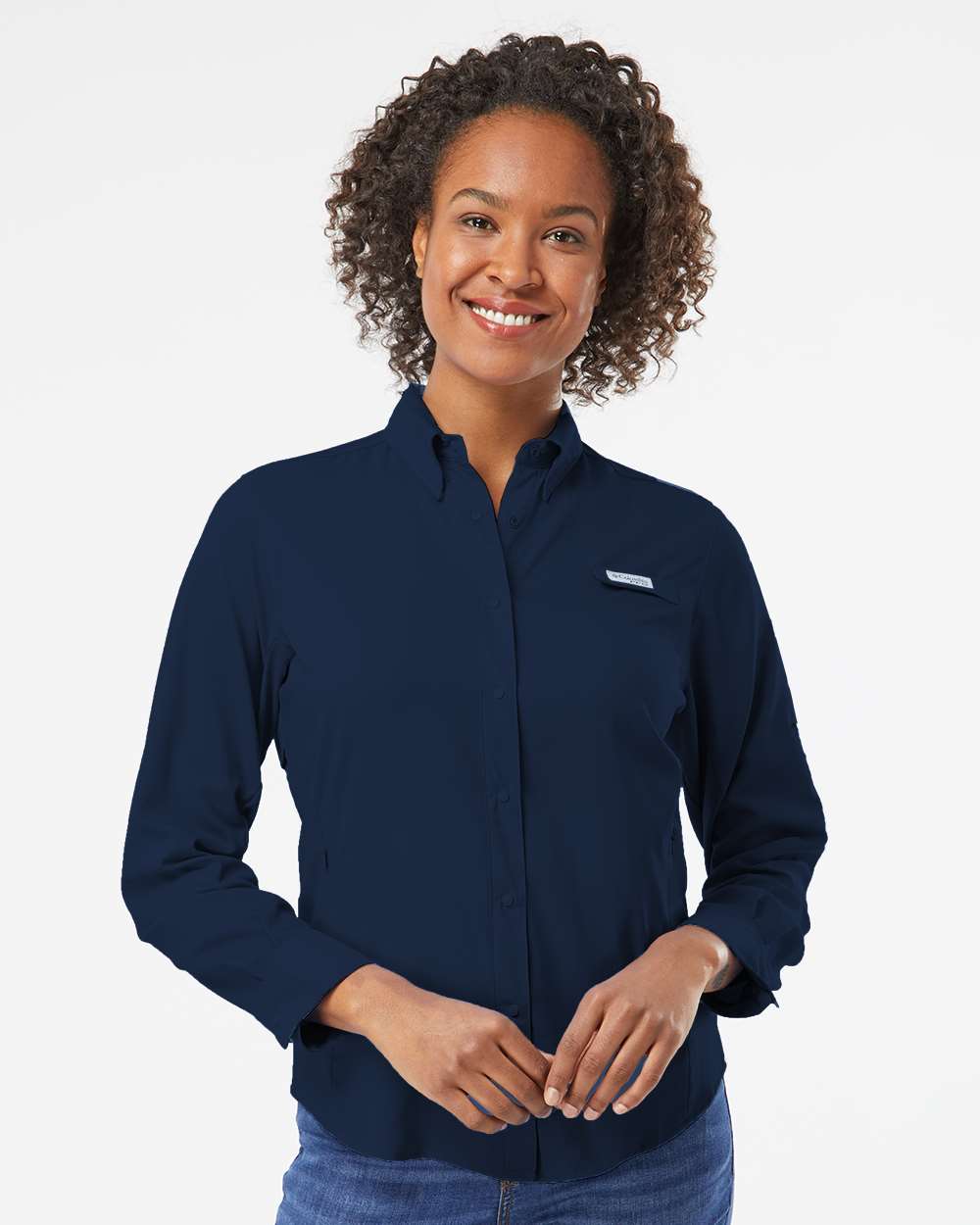 Women's PFG Tamiami II Shirt - Collegiate Navy