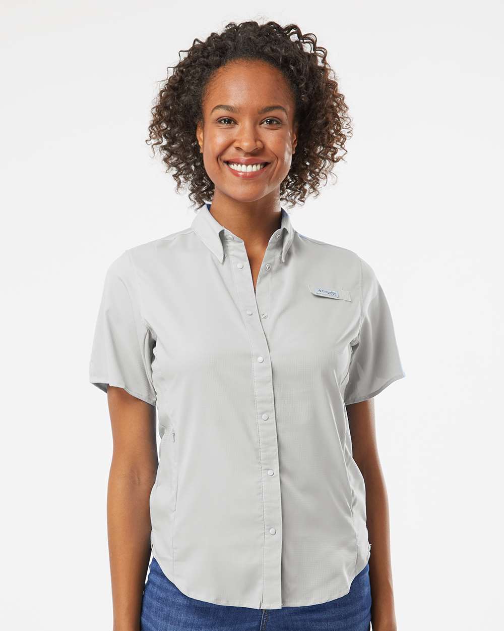 Women's PFG Tamiami II Short Sleeve Shirt - Cool Grey