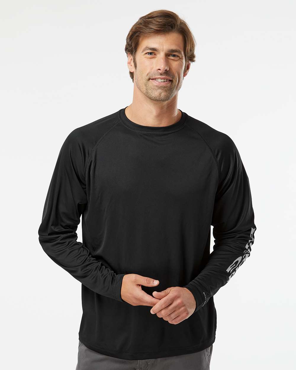 Men's PFG Terminal Tackle Long Sleeve T-Shirt - Black/ Cool Grey