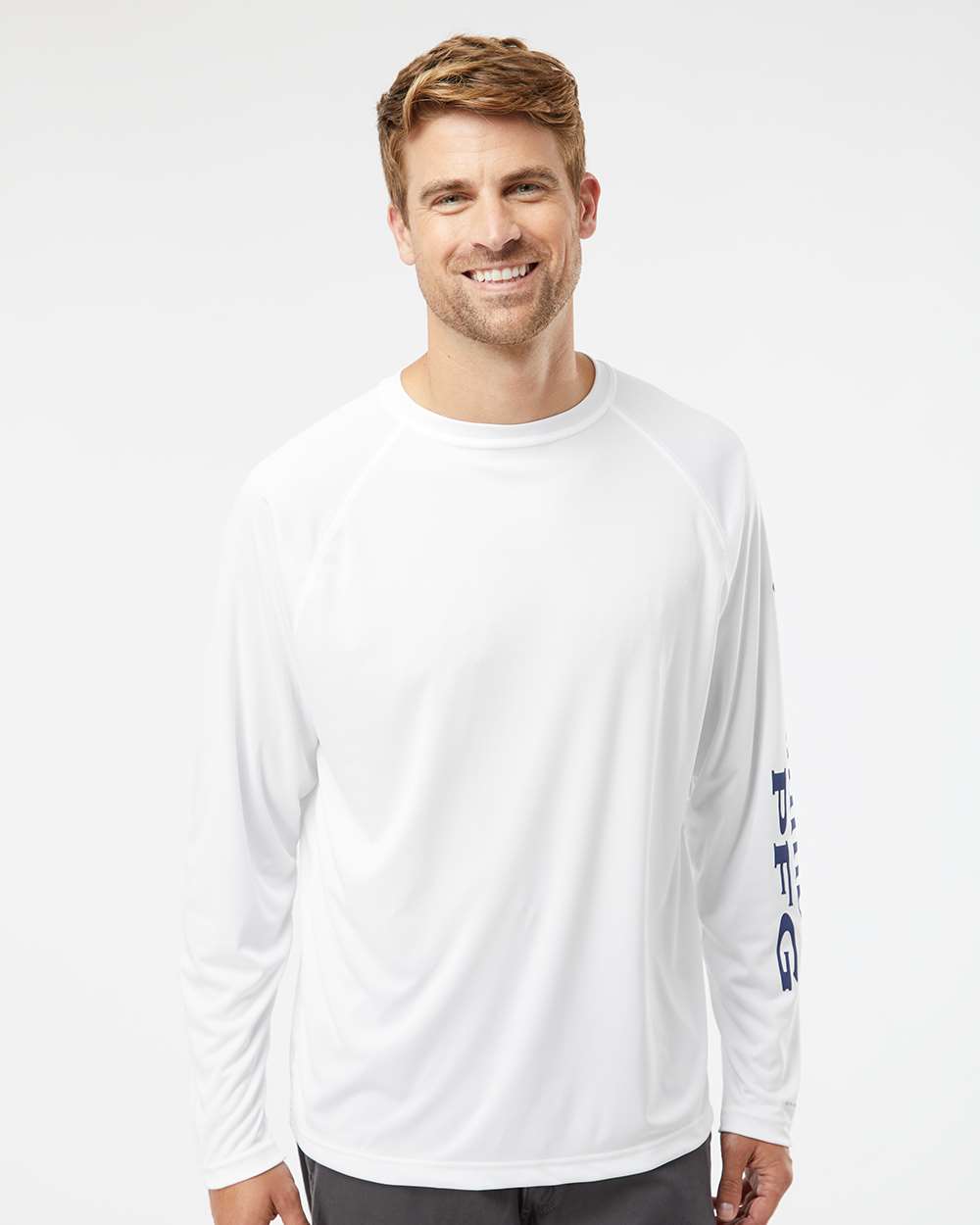 Men's PFG Terminal Tackle Long Sleeve T-Shirt - White/ Nightshade