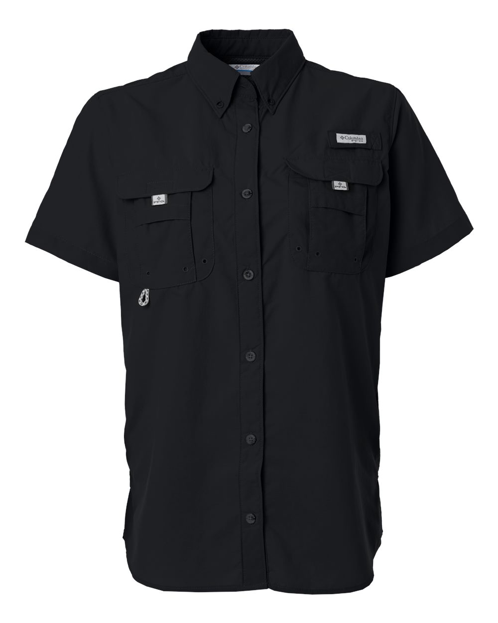 Women's PFG Bahama Short Sleeve Shirt - Black