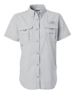 Women's PFG Bahama Short Sleeve Shirt - Cool Grey