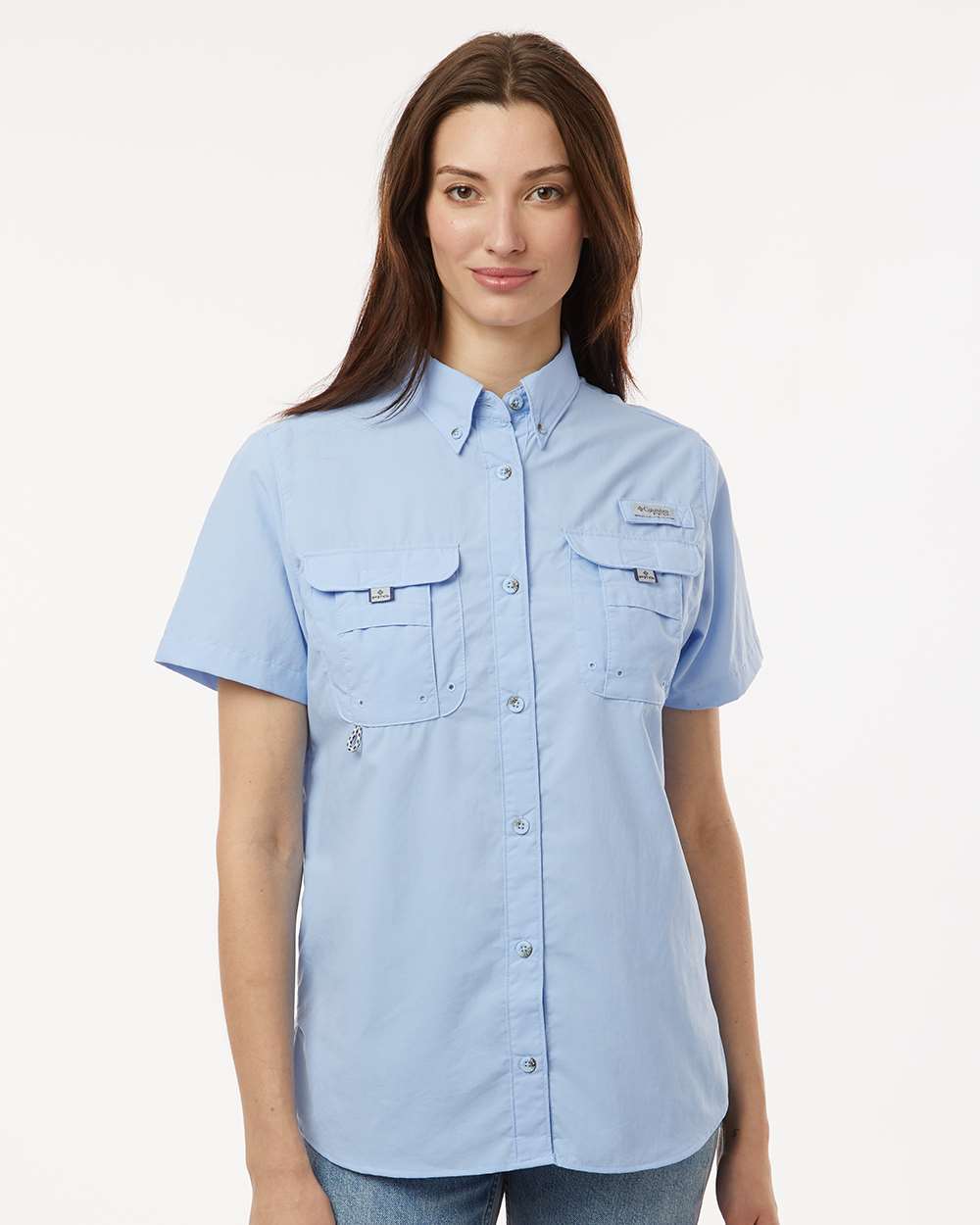 Women's PFG Bahama Short Sleeve Shirt - Sail