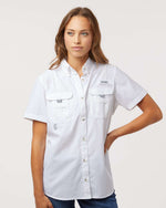 Women's PFG Bahama Short Sleeve Shirt - White