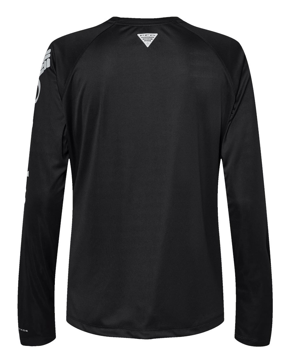 Women's PFG Tidal Tee II Long Sleeve - Black/ Cirrus Grey