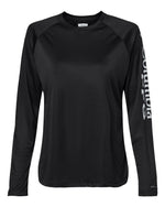 Women's PFG Tidal Tee II Long Sleeve - Black/ Cirrus Grey