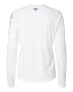 Women's PFG Tidal Tee II Long Sleeve - White/ Cirrus Grey