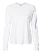 Women's PFG Tidal Tee II Long Sleeve - White/ Cirrus Grey