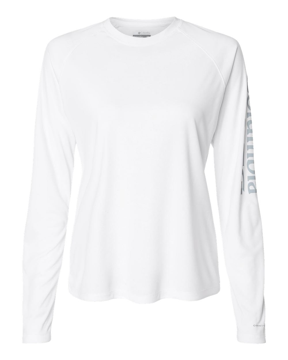Women's PFG Tidal Tee II Long Sleeve - White/ Cirrus Grey