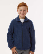 Youth Steens Mountain II Fleece Full-Zip Jacket - Collegiate Navy