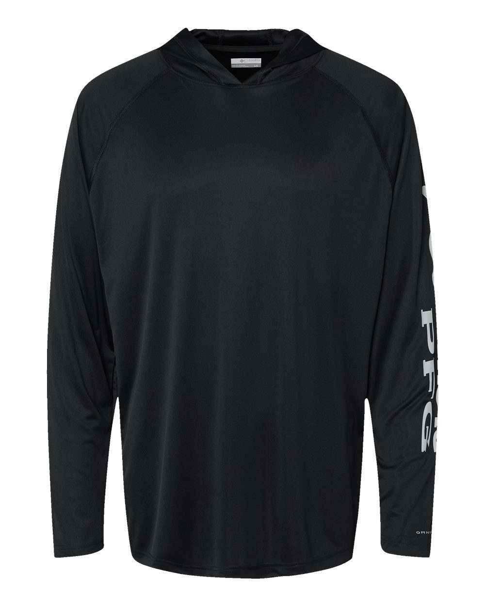 Men's PFG Terminal Tackle Hooded Long Sleeve T-Shirt - Black/ Cool Grey