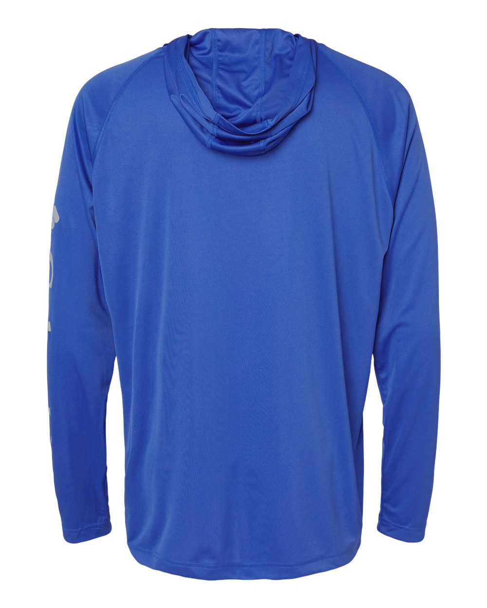 Men's PFG Terminal Tackle Hooded Long Sleeve T-Shirt - Vivid Blue/ Cool Grey