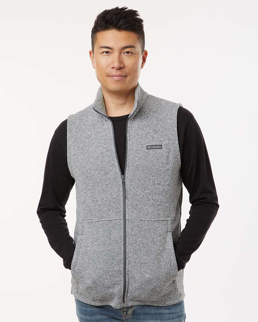 Men's Alto Pass Fleece Vest - City Grey Heather