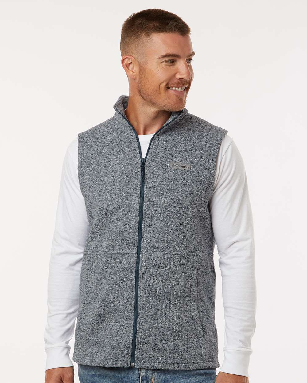 Men's Alto Pass Fleece Vest - Dark Mountain Heather