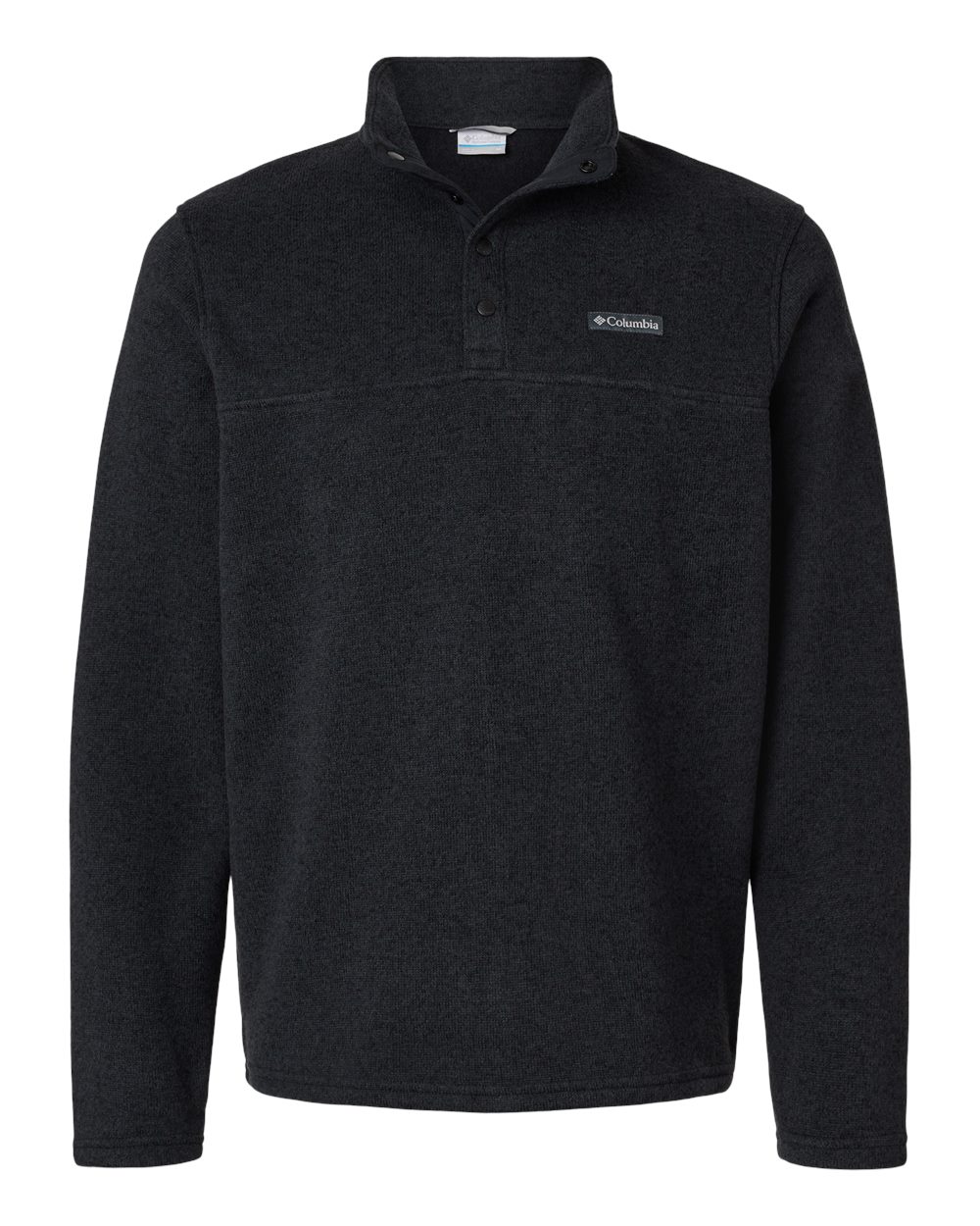 Men's Alto Pass Fleece Half-Snap Pullover - Black
