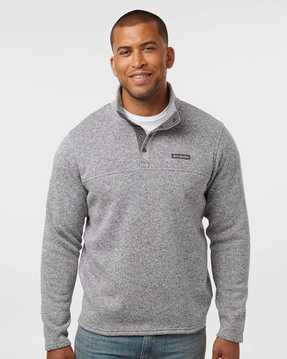 Men's Alto Pass Fleece Half-Snap Pullover - City Grey Heather