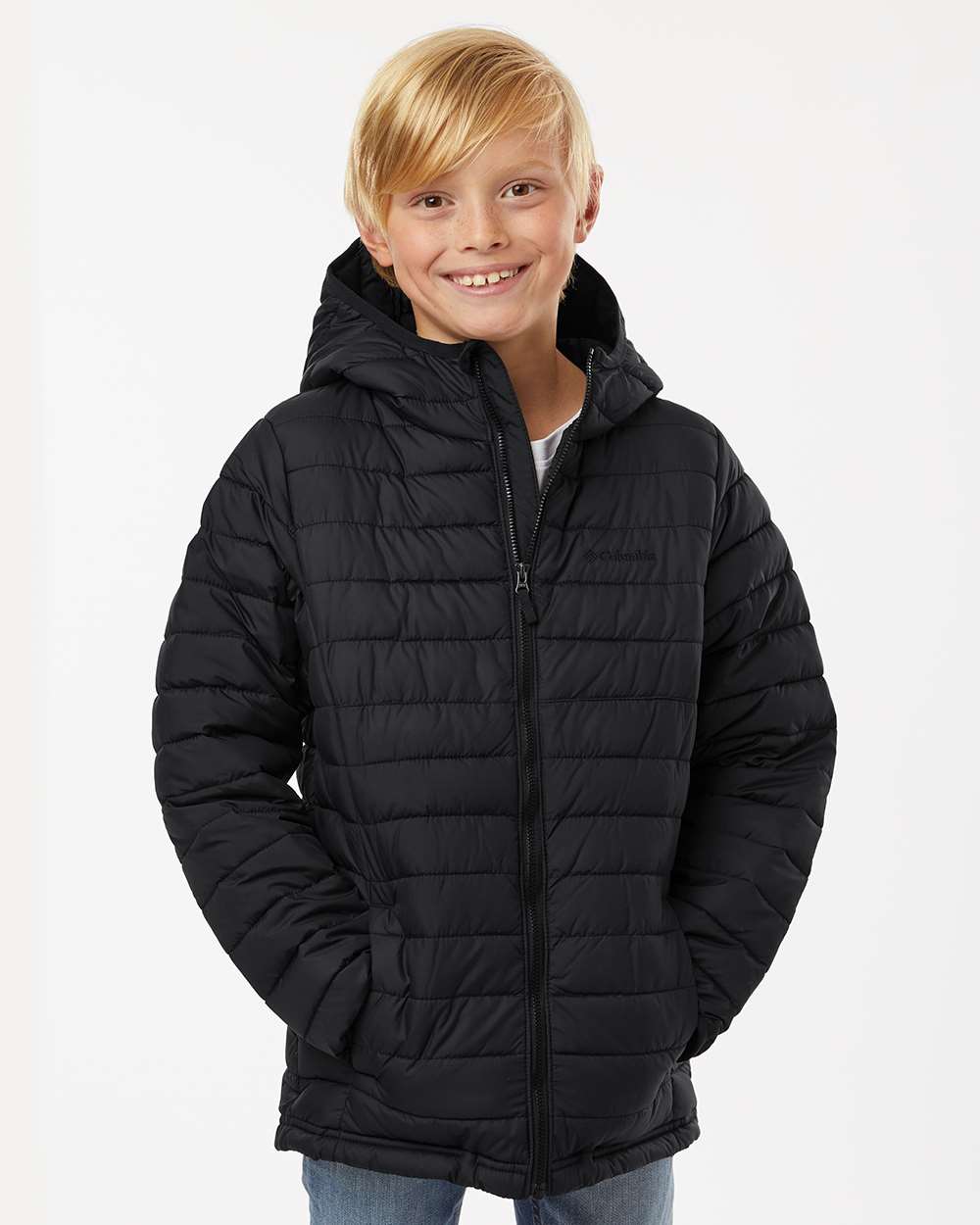 Youth Powder Lite II Hooded Jacket - Black