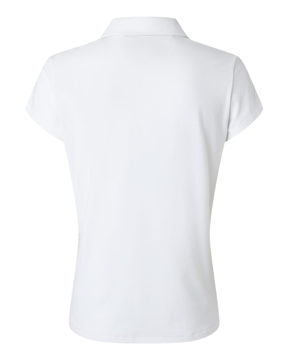 Women's Blended Polo - Solid White