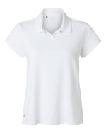 Women's Blended Polo - Solid White