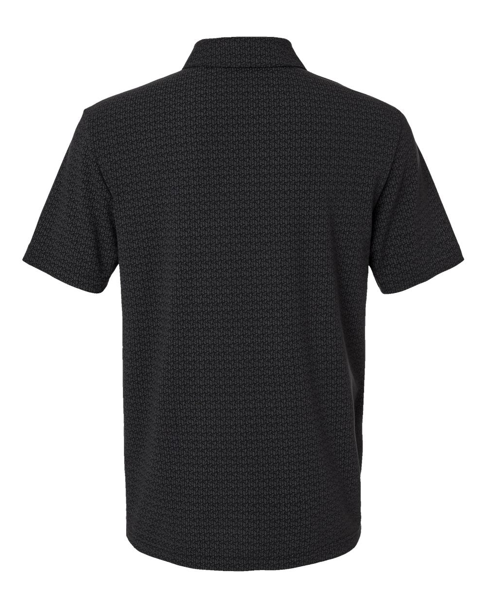 Men's Blended Printed Polo - Black