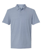 Men's Blended Printed Polo - Blue Dawn Melange