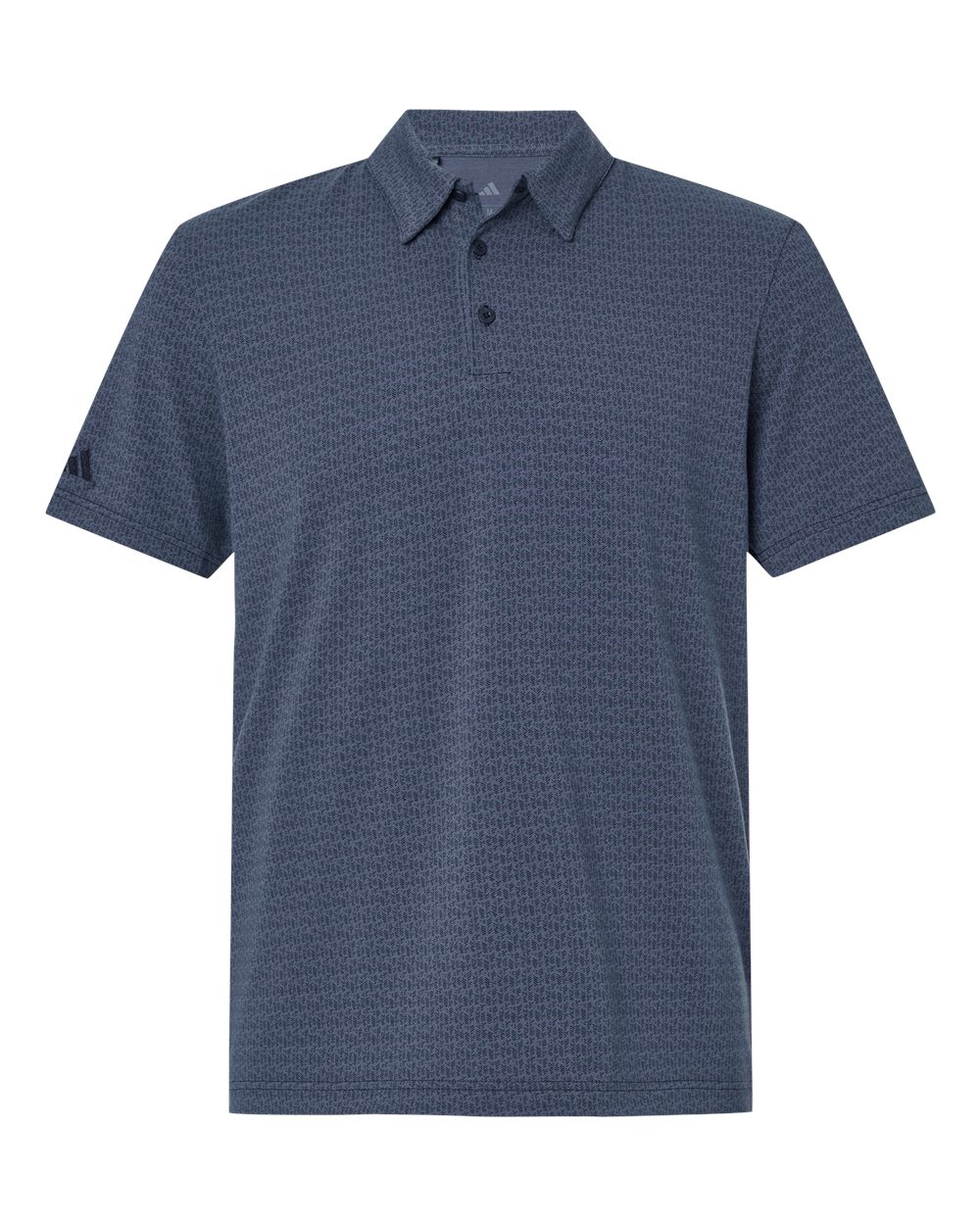 Men's Blended Printed Polo - Preloved Ink