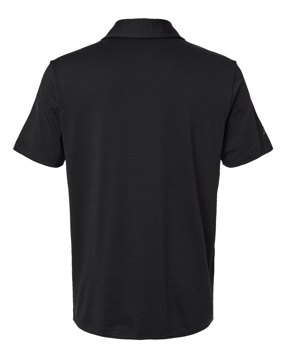 Men's Textured Stripe Polo - Black