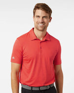 Men's Textured Stripe Polo - Bright Red
