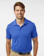 Men's Textured Stripe Polo - Bright Royal