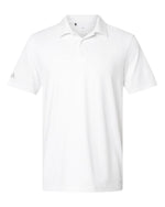 Men's Textured Stripe Polo - White