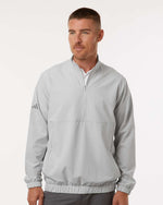 Men's Stretch Woven Half-Zip Pullover - Grey One