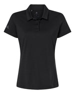 Women's Textured Stripe Polo - Black