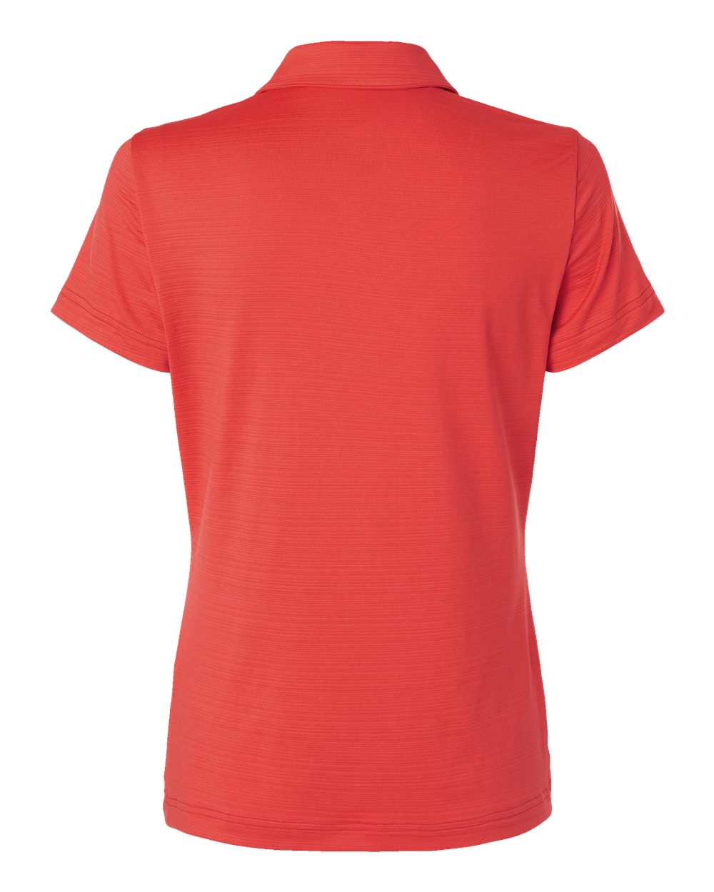 Women's Textured Stripe Polo - Bright Red