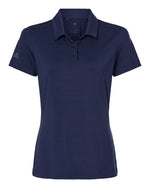 Women's Textured Stripe Polo - Dark Blue