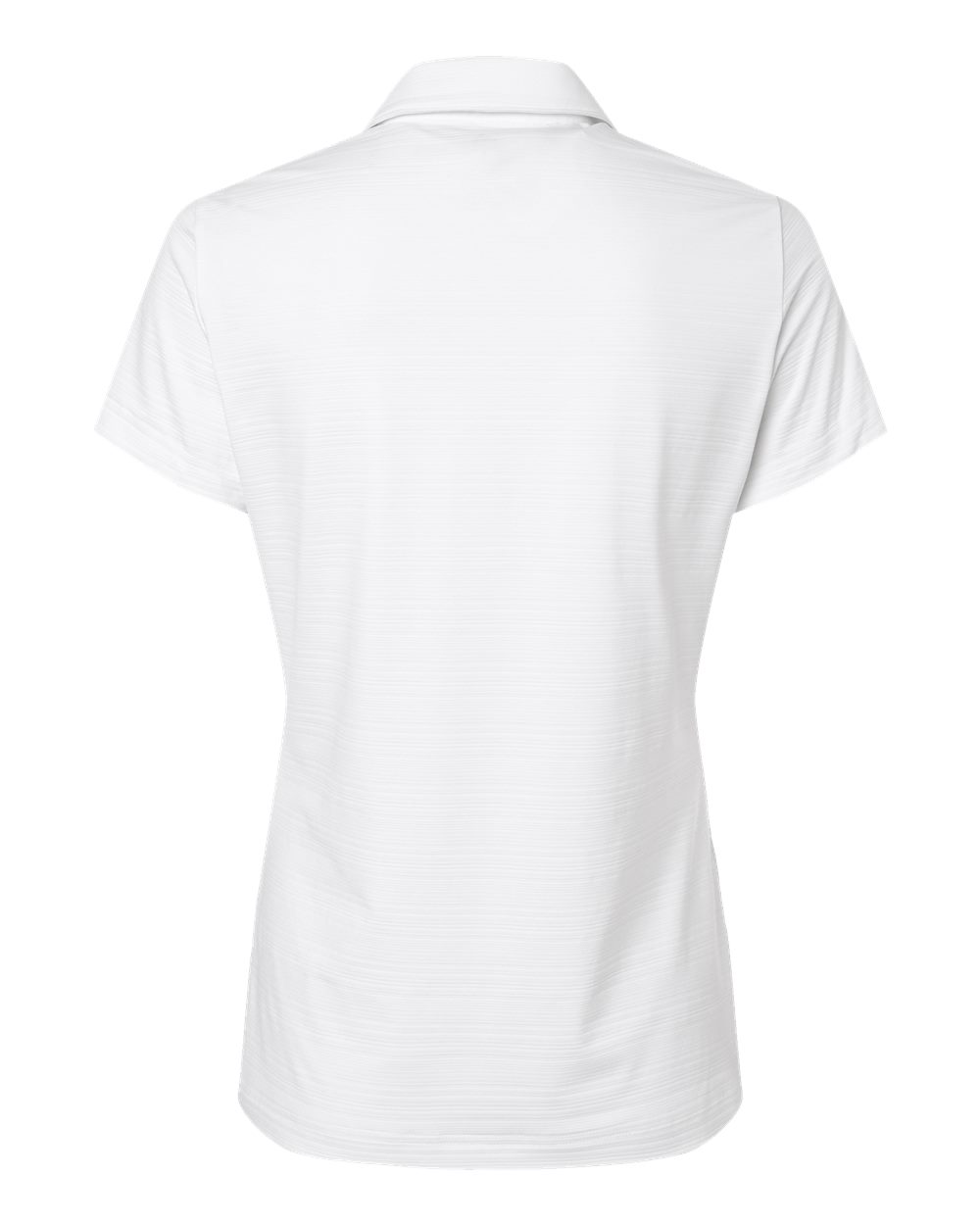 Women's Textured Stripe Polo - White