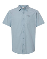 Men's Rapid Rivers Novelty Short Sleeve Shirt - Ripple Blue