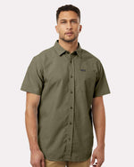 Men's Rapid Rivers Novelty Short Sleeve Shirt - Stone Green