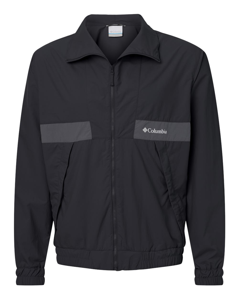 Men's Spire Valley Windbreaker - Black/ Shark