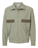 Men's Spire Valley Windbreaker - Safari/ Stone Green