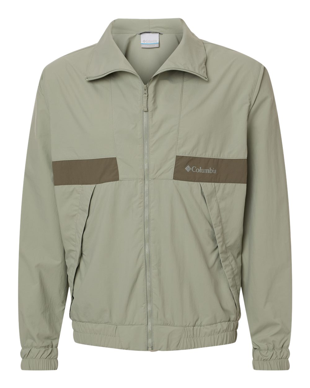 Men's Spire Valley Windbreaker - Safari/ Stone Green