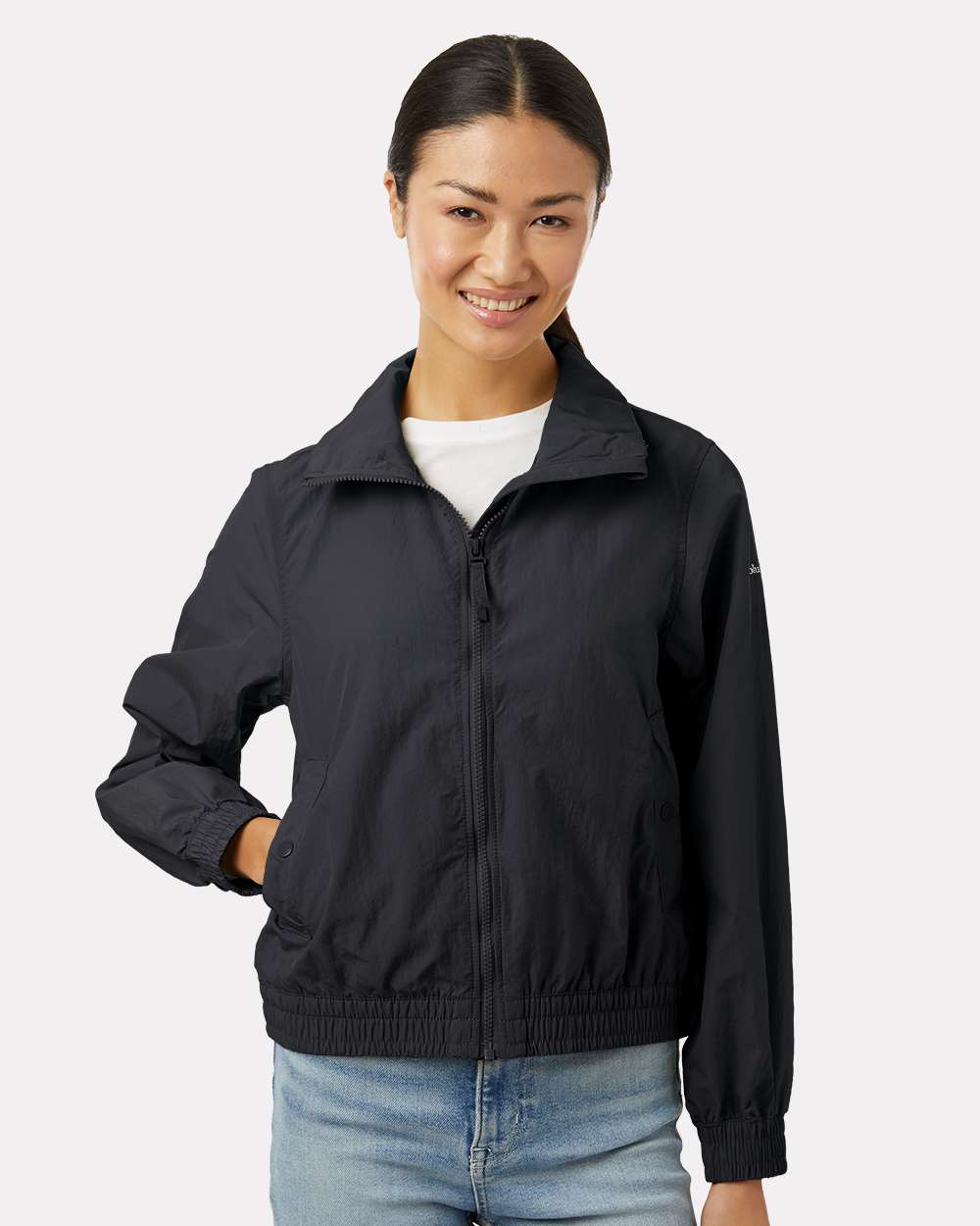 Women's Time Is Right II Windbreaker - Black