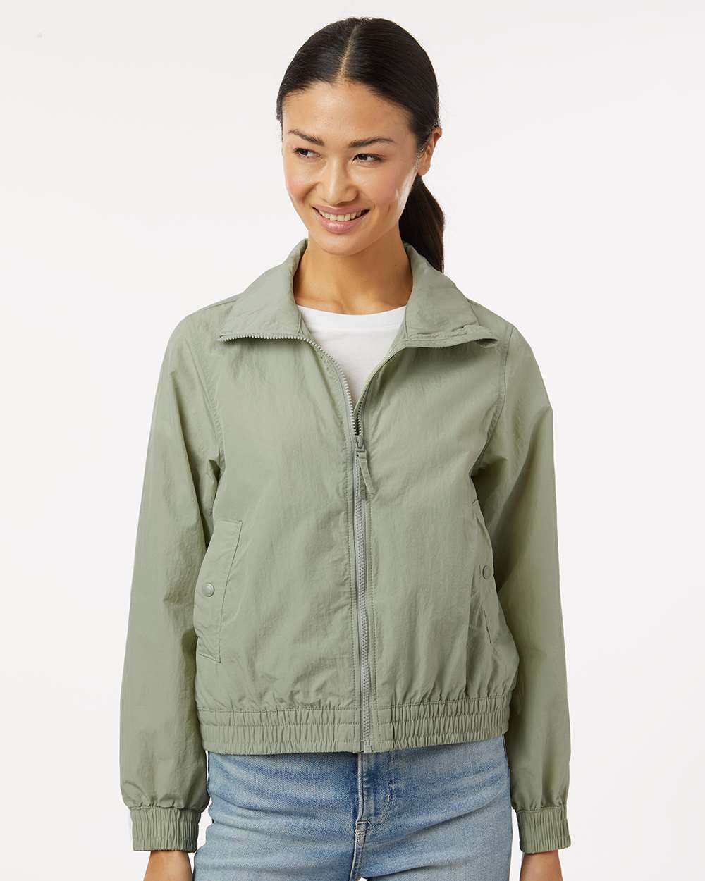Women's Time Is Right II Windbreaker - Safari