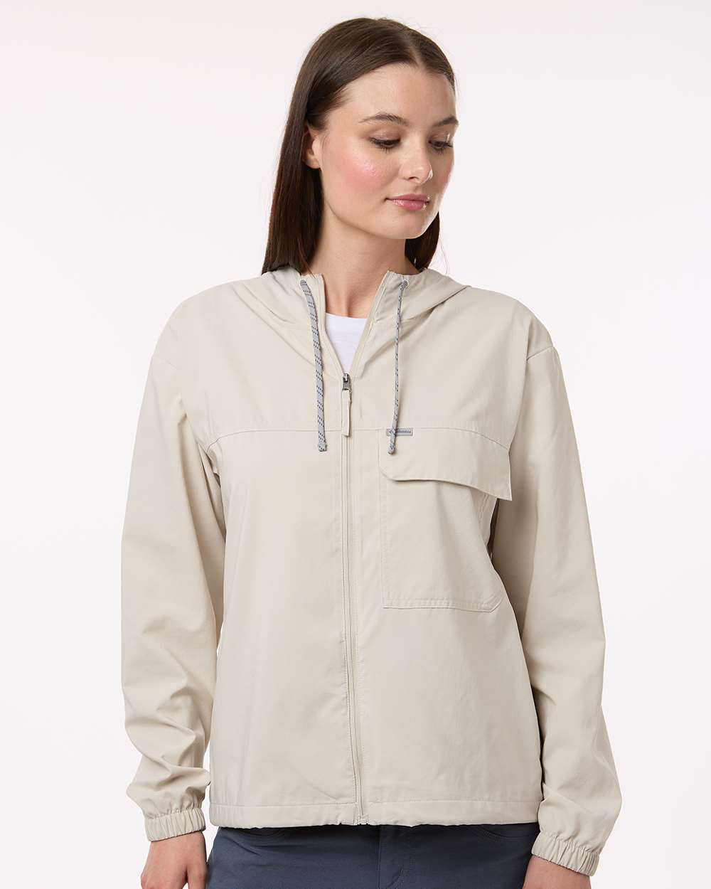 Women's Skien Valley Hooded Lightweight Jacket - Dark Stone