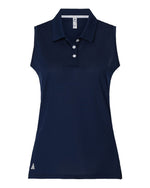 Women's Ottoman Sleeveless Polo - Collegiate Navy