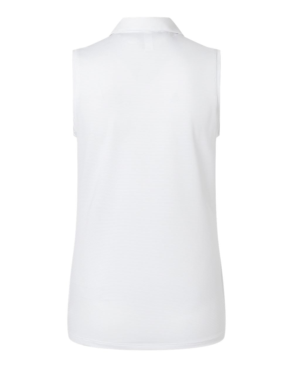 Women's Ottoman Sleeveless Polo - White