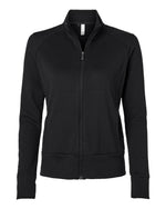Women's Ultimate365 Textured Full-Zip Jacket - Black