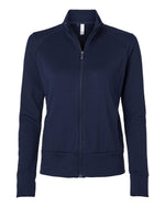 Women's Ultimate365 Textured Full-Zip Jacket - Collegiate Navy