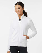 Women's Ultimate365 Textured Full-Zip Jacket - White
