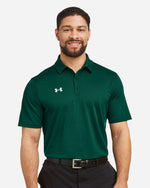 Men's Tech Polo - Forest Green/ White